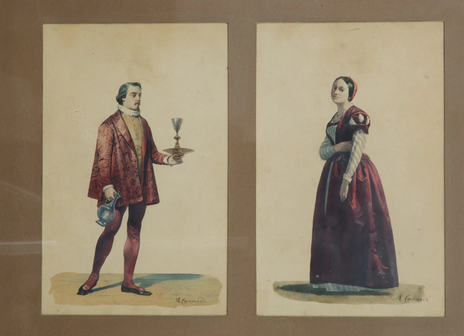 Gentiluomo e gentildonna rinascimentali